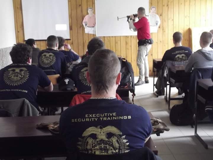 International security training classroom